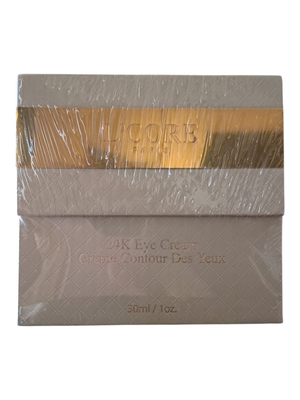L'CORE Paris 24K Eye Cream 30ml/1oz.- New Sealed Box